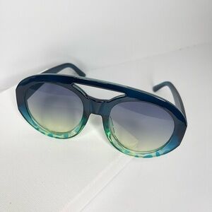 Blue Gradient Sunglasses